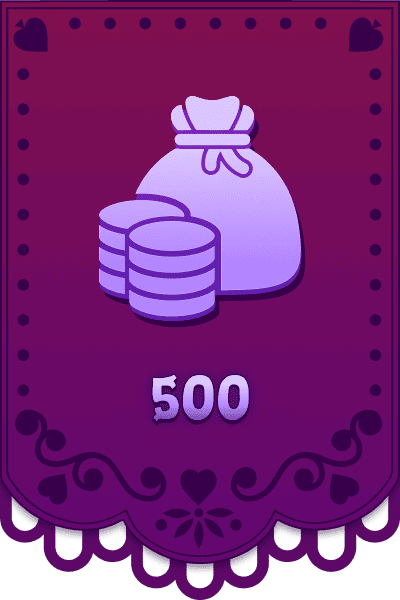 Sammle 500 Münzen
